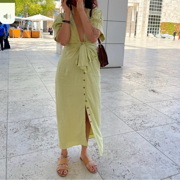 Free PeopleLight Green Maxi Dress - Picture 2 of 4